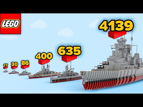 LEGO BISMARCK in Different Scales | Comparison