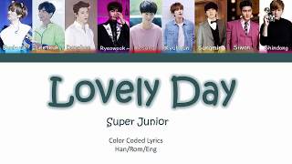 Super Junior -  Lovely Day Acapella - Color Coded Lyrics (Han/Rom/Eng)