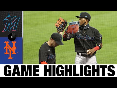 Anderson, Rogers lead Marlins to 3-0 win | Marlins-Mets Game Highlights 8/25/20