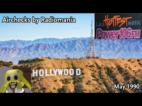 KPWR 105.9 (Power 106) w Jay Thomas & Monica Brooks - Los Angeles, CA - May 1990