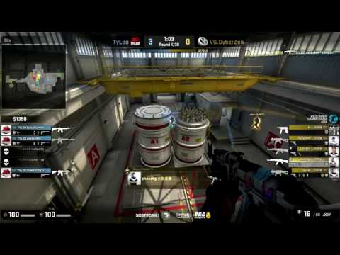 TyLoo vs VG.CyberZen (Nuke) Map 2 - CS:GO Minor Championship Asia, Playoffs
