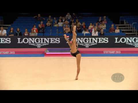 Lucia CASTIGLIONI (SMR) 2015 Rhythmic Worlds Stuttgart - Qualifications Clubs