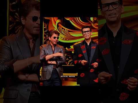 SRK's aura after this 💀📈 || #srk #karanjohar #comedy #bollywood #viralvideo