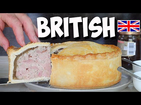 BIG British Pork Pie – Make a Traditional BIG British Pork Pie the YORKSHIRE WAY at HOME! NO CURE!