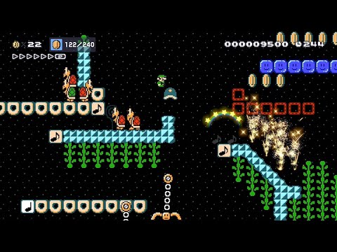 Super Mario Maker 2 - AUTOMATIC LEVEL { don't move } by たぼっち - No Commentary