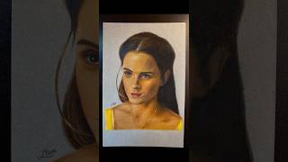 A Portrait of Emma Watson from Beauty and the Beast. #drawing #realism #coloredpencils #emmawatson