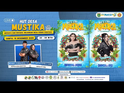 HUT KE-43 DESA MUSTIKA