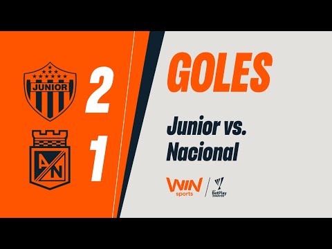 Junior vs. Nacional (goals) | Liga BetPlay Dimayor 2025-2 | Matchday 20