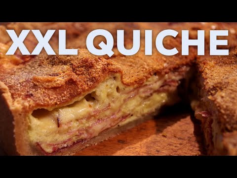 La Grande Quiche Lorraine XXL — Französischer Speckkuchen