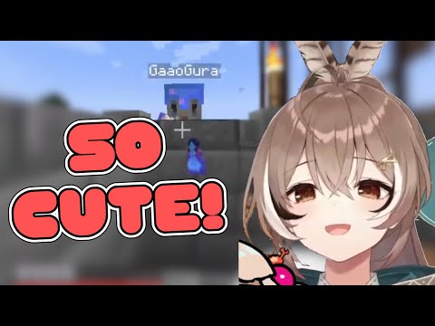Gura & Mumei have a 𝐂𝐔𝐓𝐄 Conversation in Minecraft... (ft. Sana) [HOLOLIVE EN]
