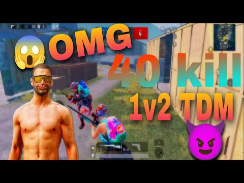 😱OMG 40 KILL 1V2 TDM 😈 #tdm40kill #bgmi #pubgmobile #1v2tdm