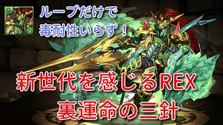 【実況パズドラ】REXループ使ってみた　裏運命の三針