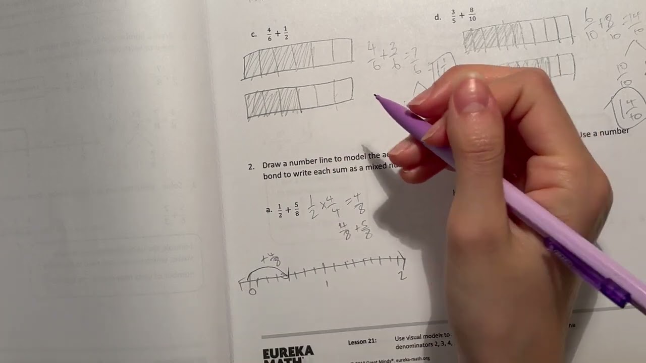 Eureka Math Grade 4 Module 5 Lesson 21 | #mathwithaubrey #answers