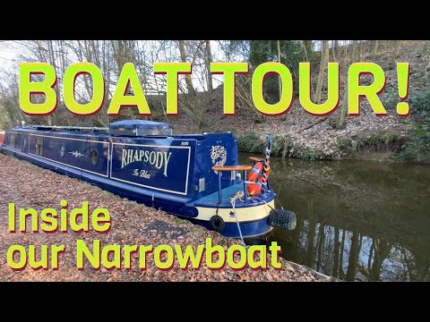 NARROWBOAT Living - BOAT TOUR - A walk-through tour of our narrowboat floating home - Ep24