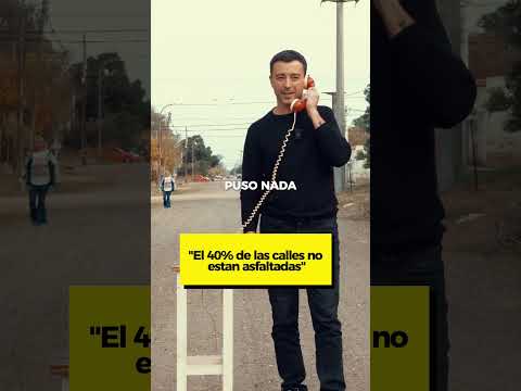El 40% de las calles no están asfaltadas.