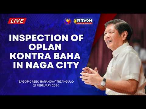 Inspection of Oplan Kontra Baha in Naga City 2/21/2025