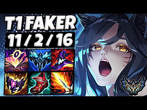 T1 Faker Ahri vs Yasuo [ MID ] Lol Korea Challenger Patch 13.8 ✅