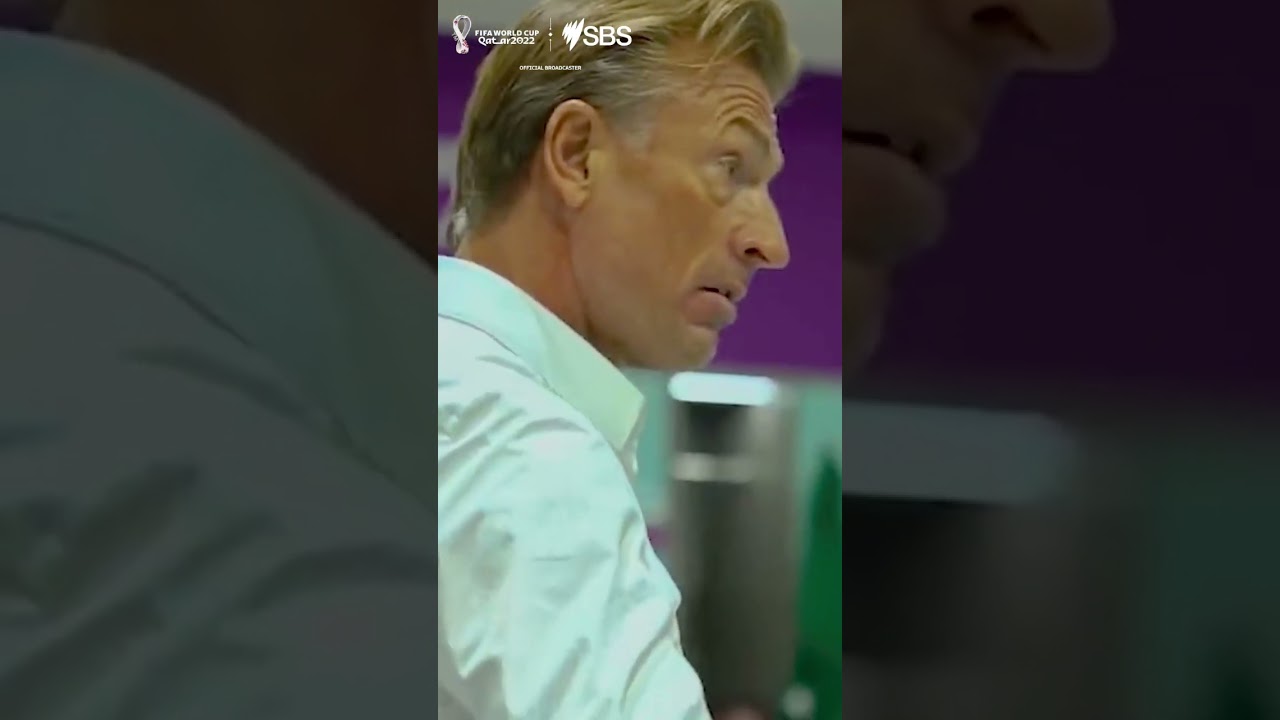Saudi Arabia coach Herve Renard inspires team with explosive halftime talk #FIFAWorldCup