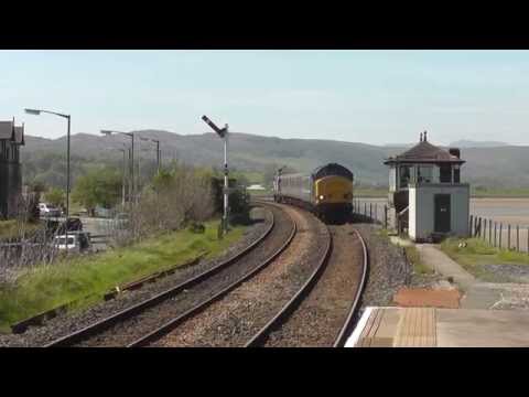 37611 with 37409 on The Cumbrian Coast, Sat. 23rd May 2015