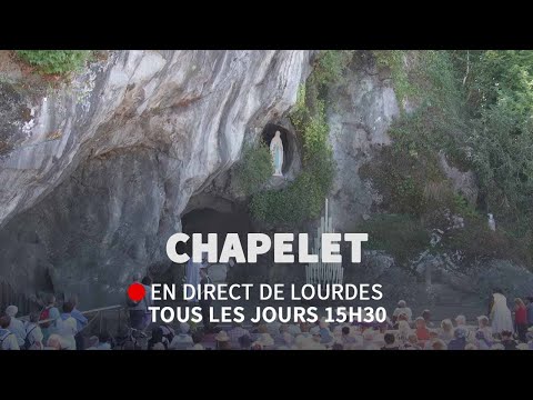 Chapelet du 1er octobre 2022 à Lourdes