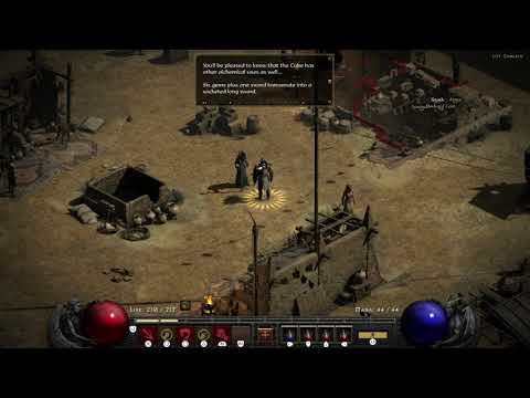 Diablo ll Resurrected - Act 2 The Horadric Staff: Talk To Deckard Cain About Horadric Cube Uses PS5