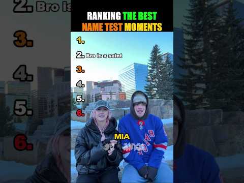 Ranking The Best "Name Test" Moments