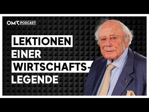 Reinhold Würth über die Zukunft der USA, KI und Lektionen aus 75 Jahren Arbeitsleben (4K)