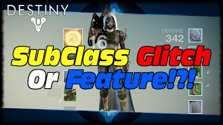 Destiny Subclass Unlock Glitch Or Feature!?! How To Unlock Subclasses At Level 1 In Destiny!