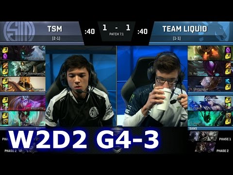 TSM vs Liquid Game 3 | S7 NA LCS Spring 2017 Week 2 Day 2 | TSM vs TL G3 W2D2 1080p