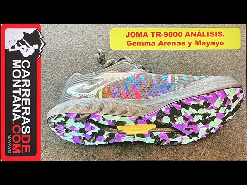 JOMA TR-9000: Zapatillas trail running competicion. Análisis con Gemma Arenas y Mayayo
