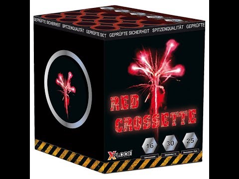 Xplode Fireworks "Red Crossette"