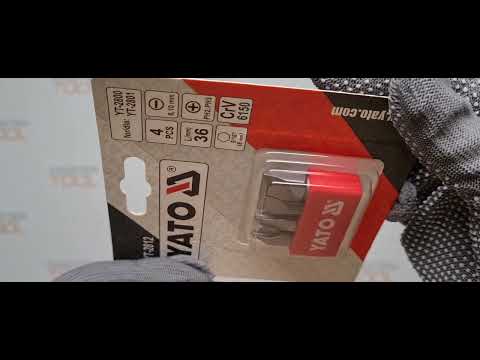 Набор ударных бит 5/16", 36 мм, 4 шт. YATO (YT-2812) Набор ударных бит 5/16", 36 мм, 4 шт. YATO (YT-2812)