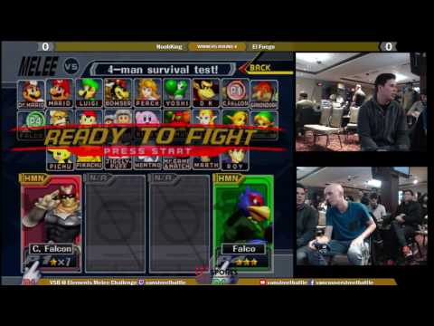 Elements Casino's Melee Challenge - Singles - W4 - El Fuego vs NoobKing