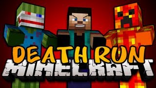 BRAND NEW Minecraft: DEATH RUN MINIGAME! w/Bashur, Preston, and Jordan!
