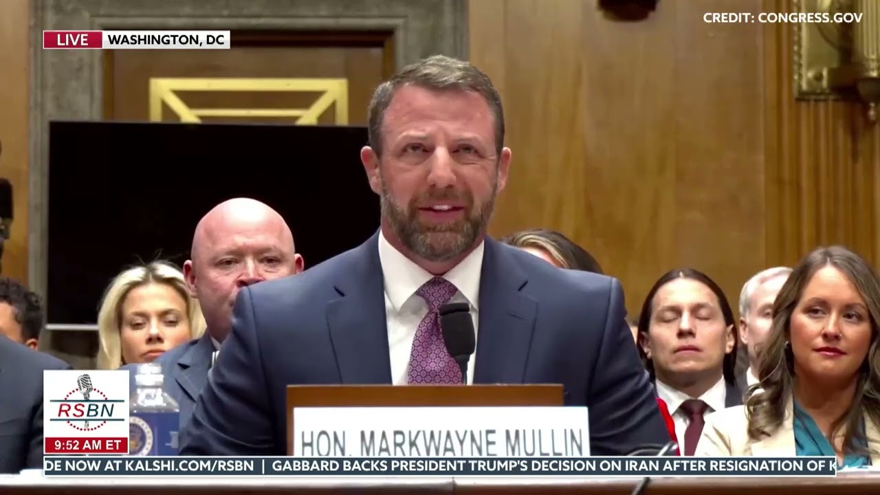 WATCH: Markwayne Mullin Delivers Opening Remarks in His Senate Confirmation Hearing - 03/18/26