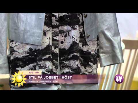 Stylisten Niklas Berglind om modet på jobbet i höst: "Väldigt mycket färg" - Nyhetsmorgon (TV4)