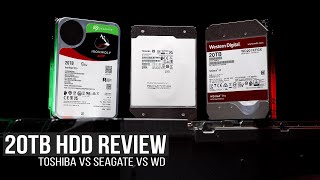 Wer hat die BESTE 20TB NAS HDD? - Seagate vs Toshiba vs Western Digital
