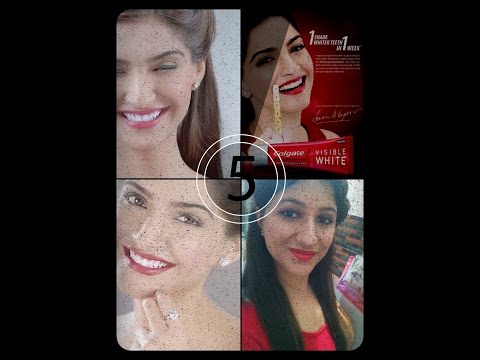 Get the look: SONAM KAPOOR from colgate ad Video
