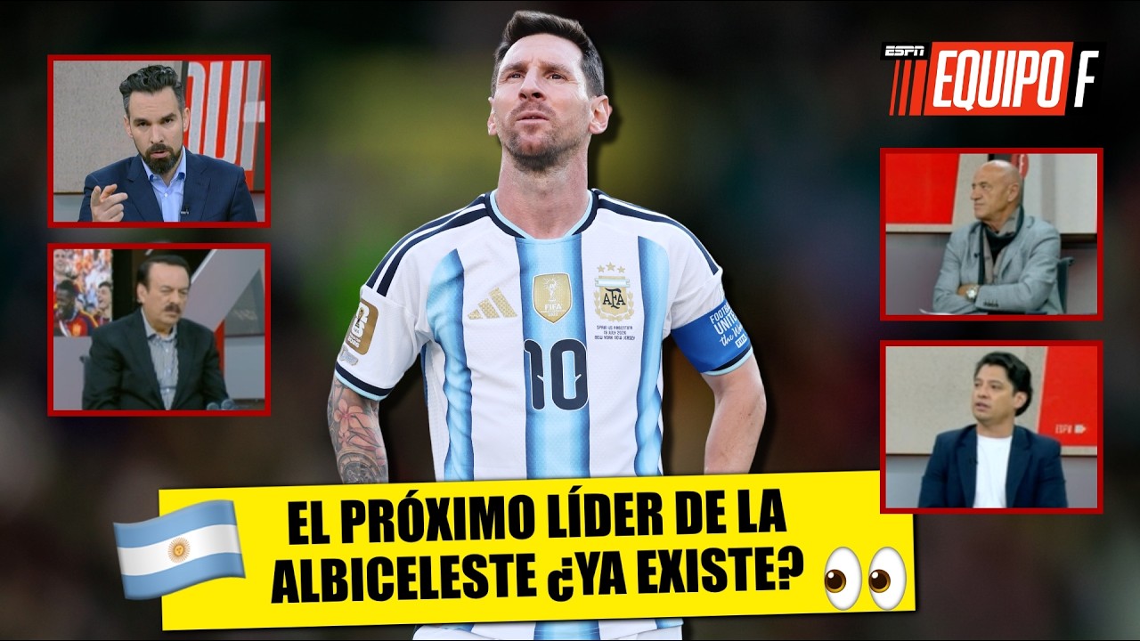 MESSI no tiene heredero en la selección de ARGENTINA: NO HA NACIDO quien tome la ESTAFETA | Equipo F