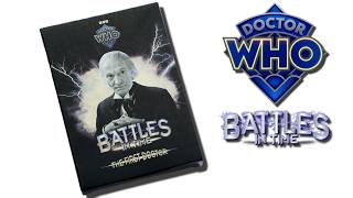 Doctor Who: Battles In Time Card Game - THE FIRST DOCTOR Limited Edition Card Set Unboxing & Review