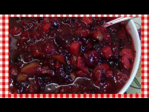 Maple Walnut Cranberry Compote Recipe ~ Noreen's Kitchen