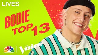 Bodie Performs The Proclaimers&#39; &quot;I&#39;m Gonna Be (500 Miles)&quot; | NBC&#39;s The Voice Top 13 2022