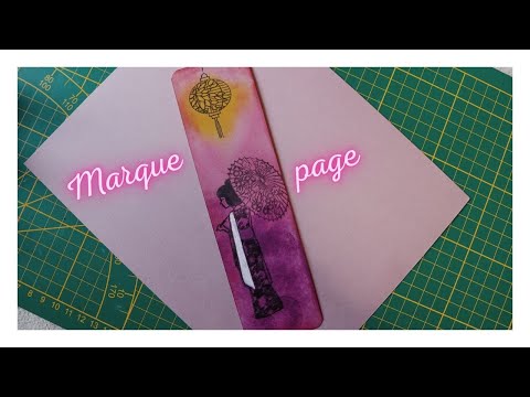 JE CREE UN MARQUE-PAGE sur le thème du JAPON