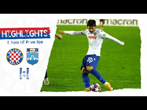 [SAŽETAK] 11.kolo HT Prve lige (2020/2021): Hajduk - Osijek 1:1