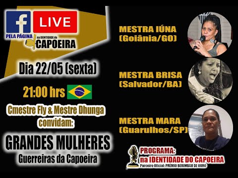 51ª LIVE NA IDENTIDADE DO CAPOEIRA - PAPO DE MESTRAS