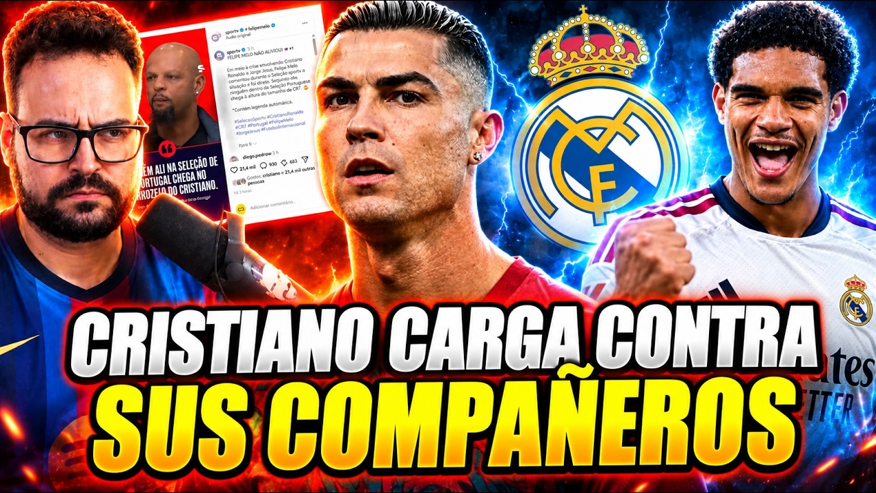 🔥¡MÁS LÍO! CRISTIANO RONALDO CARGA contra los COMPAÑEROS de PORTUGAL - ¿FICHAJE para el MADRID?