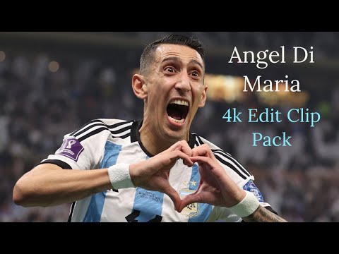 Angel Di Maria 4k Edit Clip Pack || 4k 60 fps || High Quality Clips || No Copyright || No Watermarks