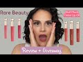 RARE BEAUTY SOFT PINCH TINTED LIP OIL REVIEW AND GIVEAWAY