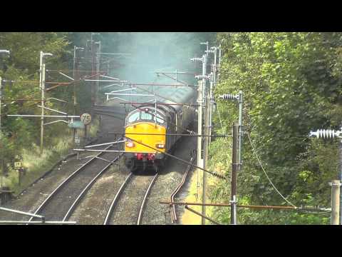 37605/37608 1Z38 Dumbarton - Salisbury Pathfinder railtour 1st October 2012 THRASH !!