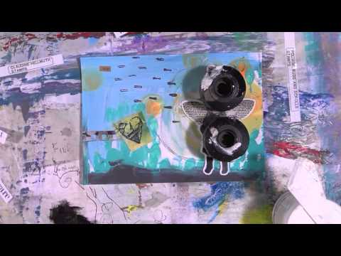 Art Journal In A Box Happy Mail Page